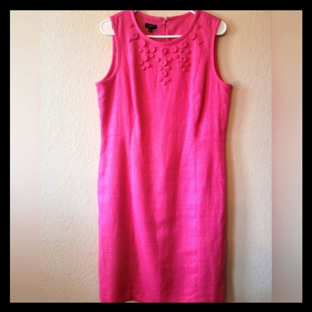 TALBOTS Brand.. Elegant Pink Sleeveless Dress (16) - Picture 9 of 9